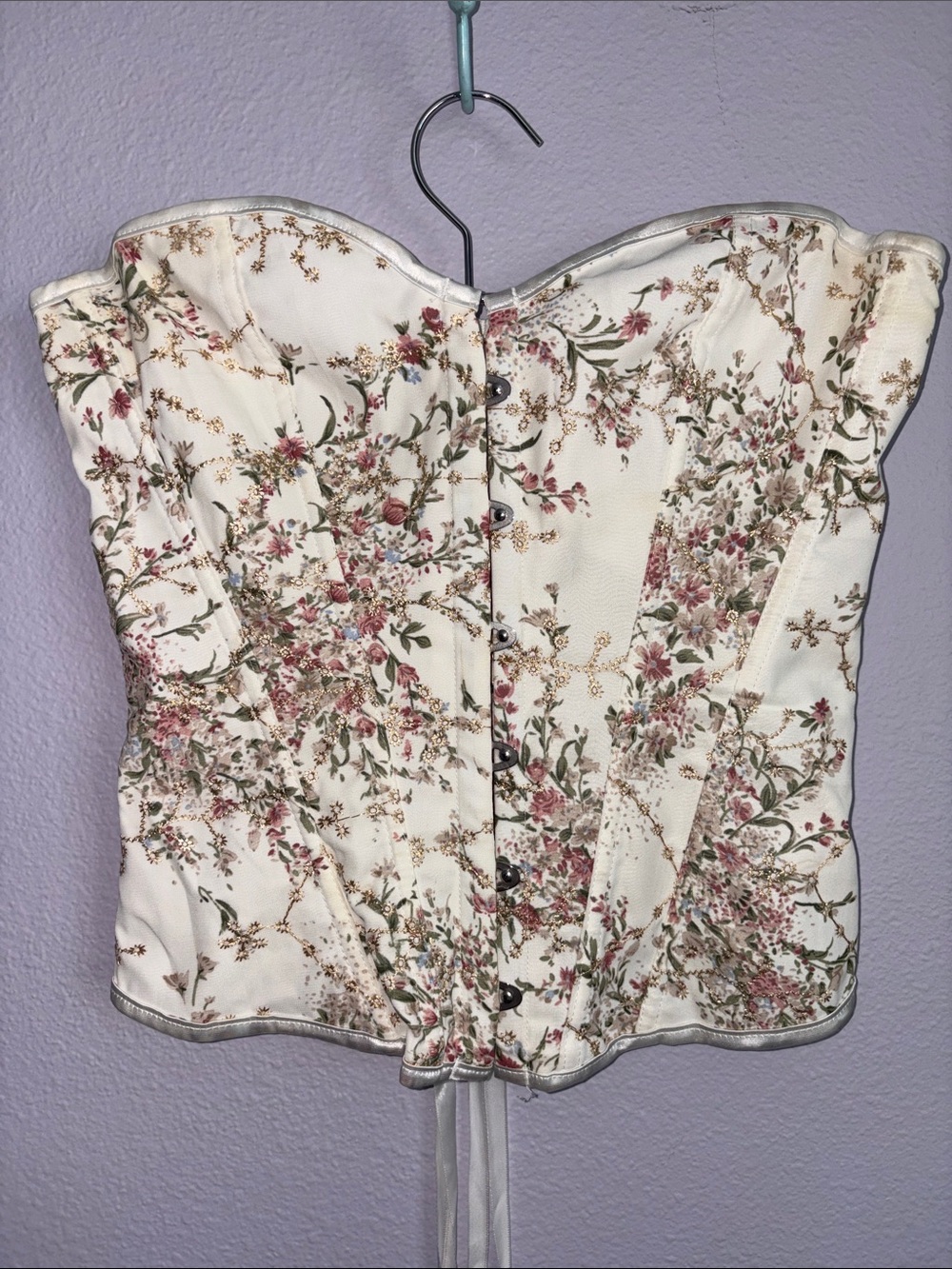 Floral Embroidered Corset